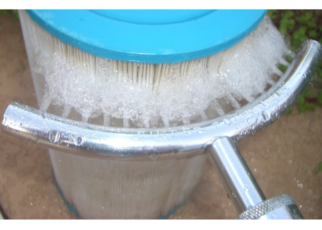 Nettoyeur de cartouche filtrante de piscine élimine les débris Mini  nettoyeur de filtre de piscine portable brosse de nettoyage accessoires de