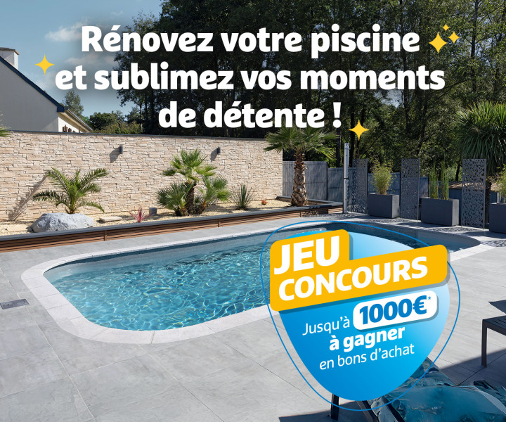 Rénover votre piscine, et participez à notre jeu !