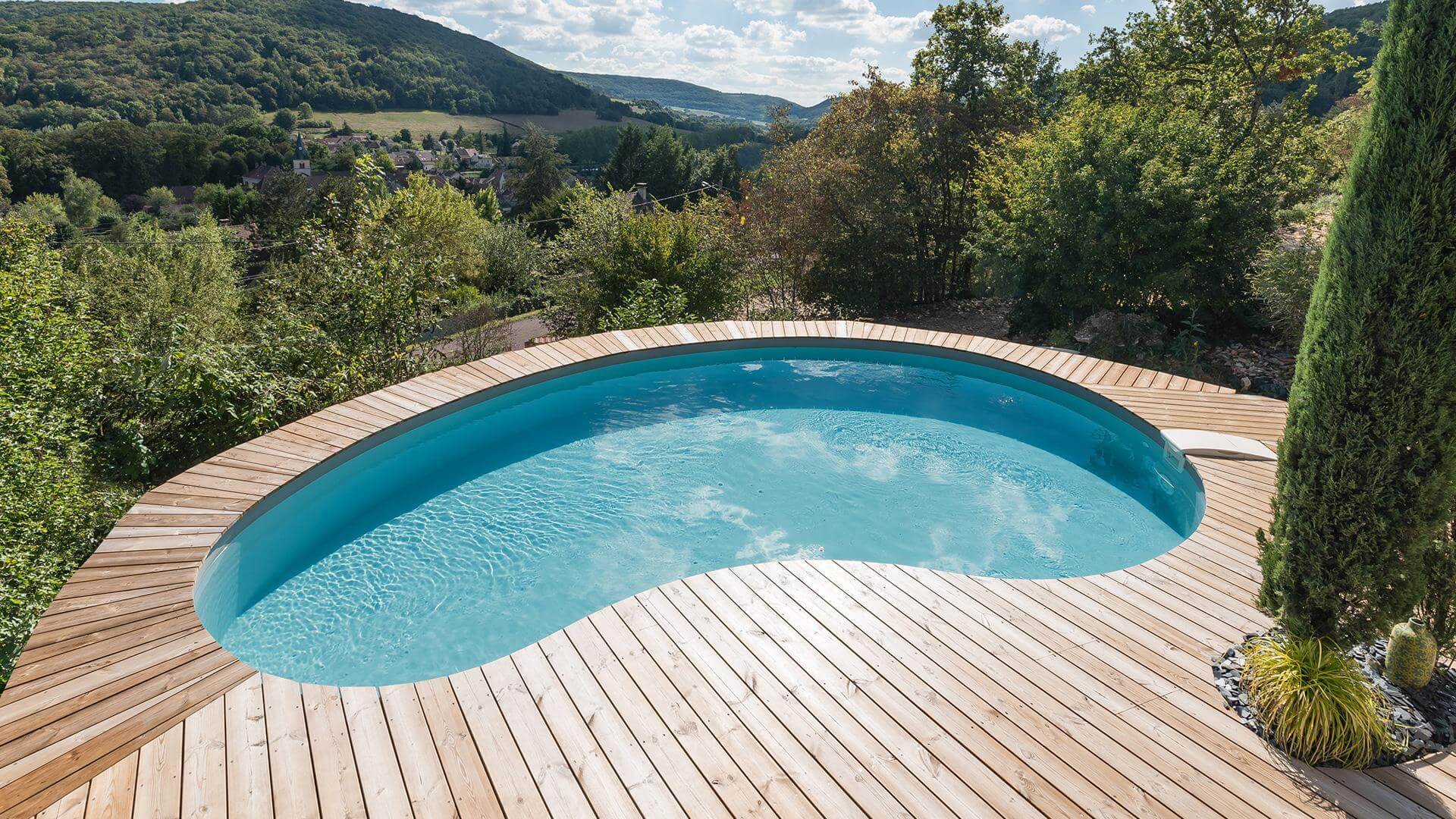 Piscine Haricot Céline Le Modèle Arrondi élégant Piscines Waterair