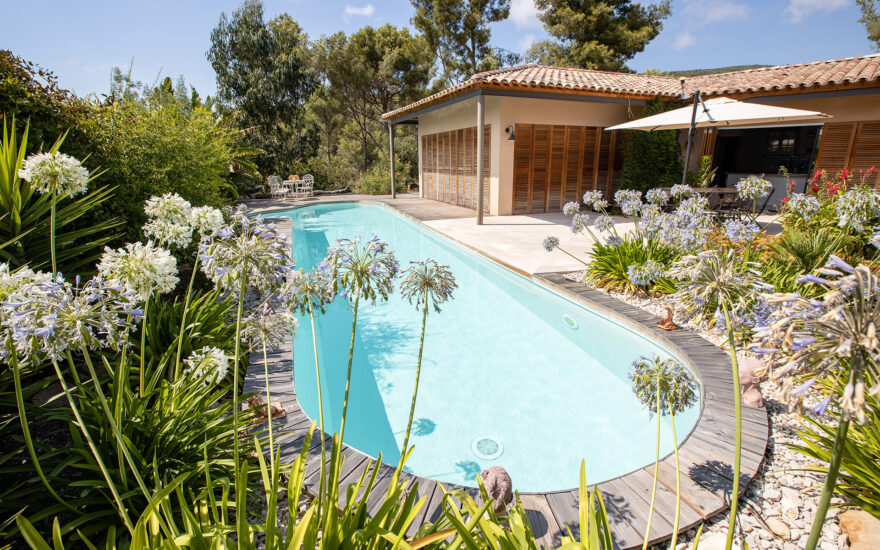 piscine en kit couloir de nage ovale