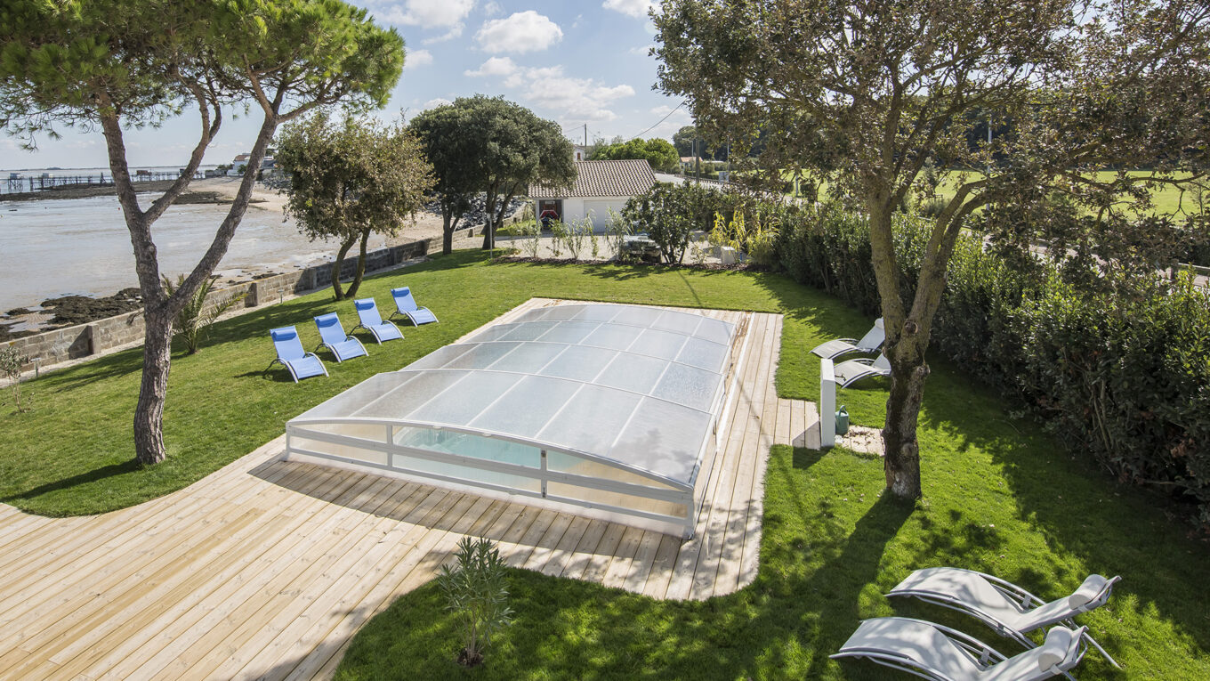 Abris de piscine télescopique Piscines Waterair