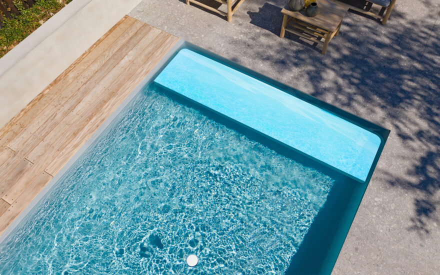 Banquette pour piscine