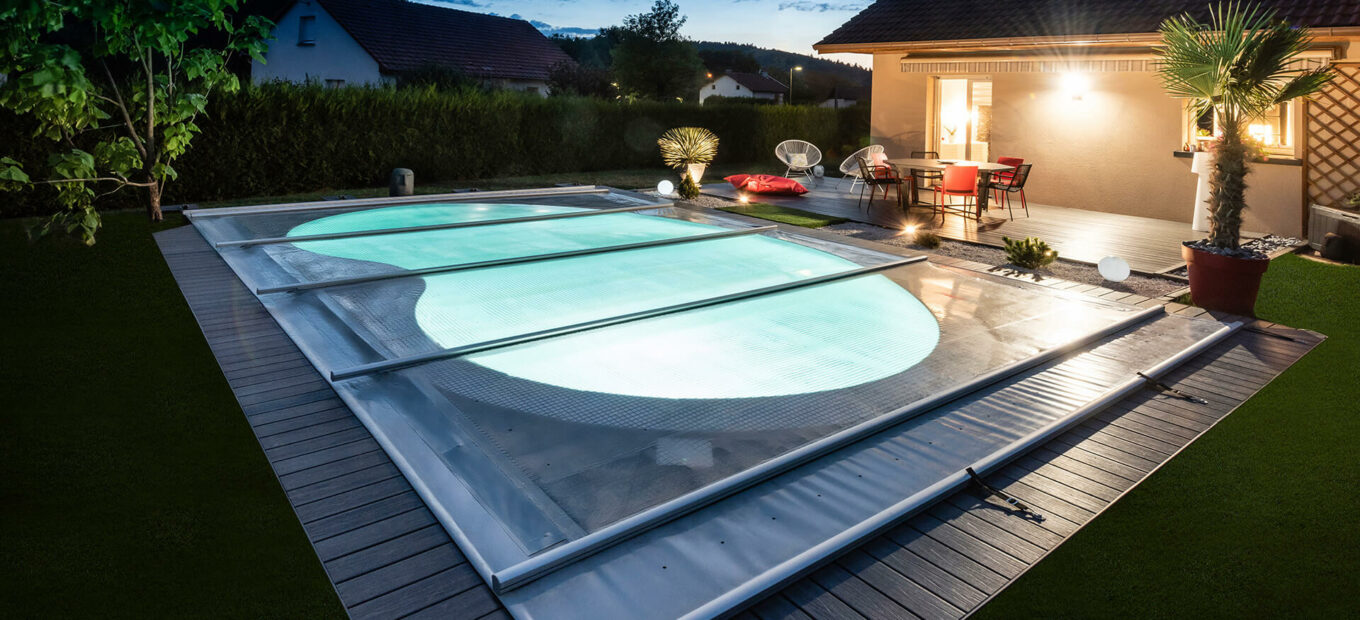 Couverture de piscine multi-usages