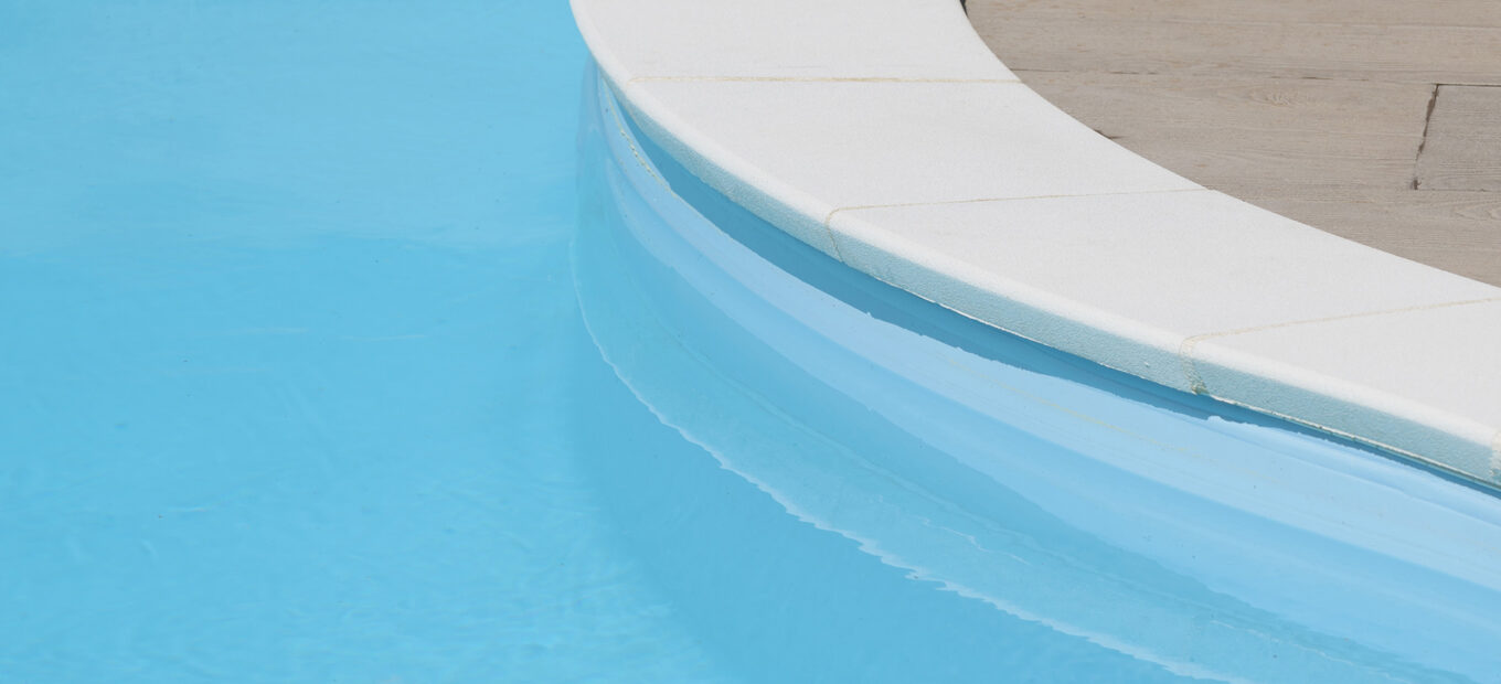 Liner de piscine bleu azur