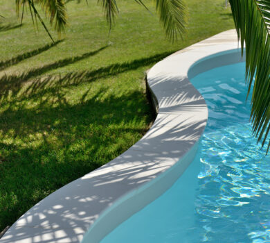 Margelles de piscines enterrées