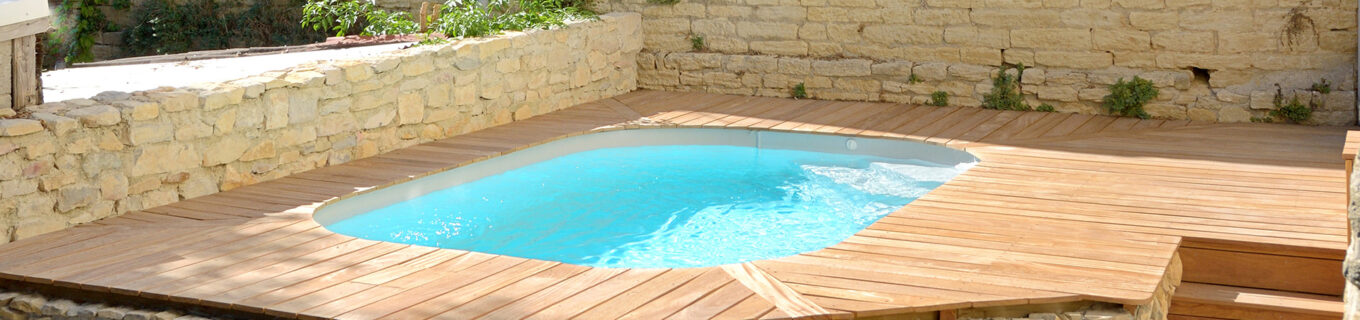 Cómo construir una piscina en un jardín pequeño?