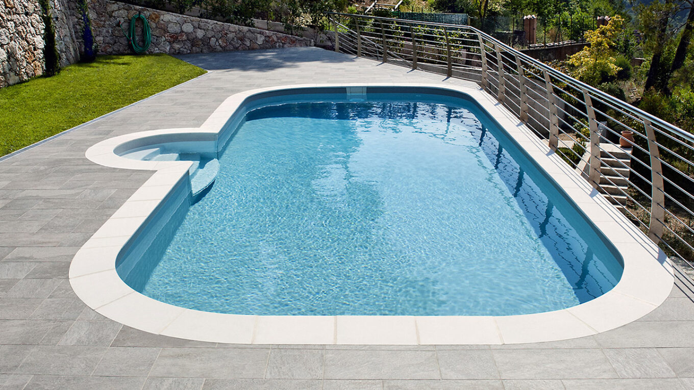 Forme de piscine rectangle waterair