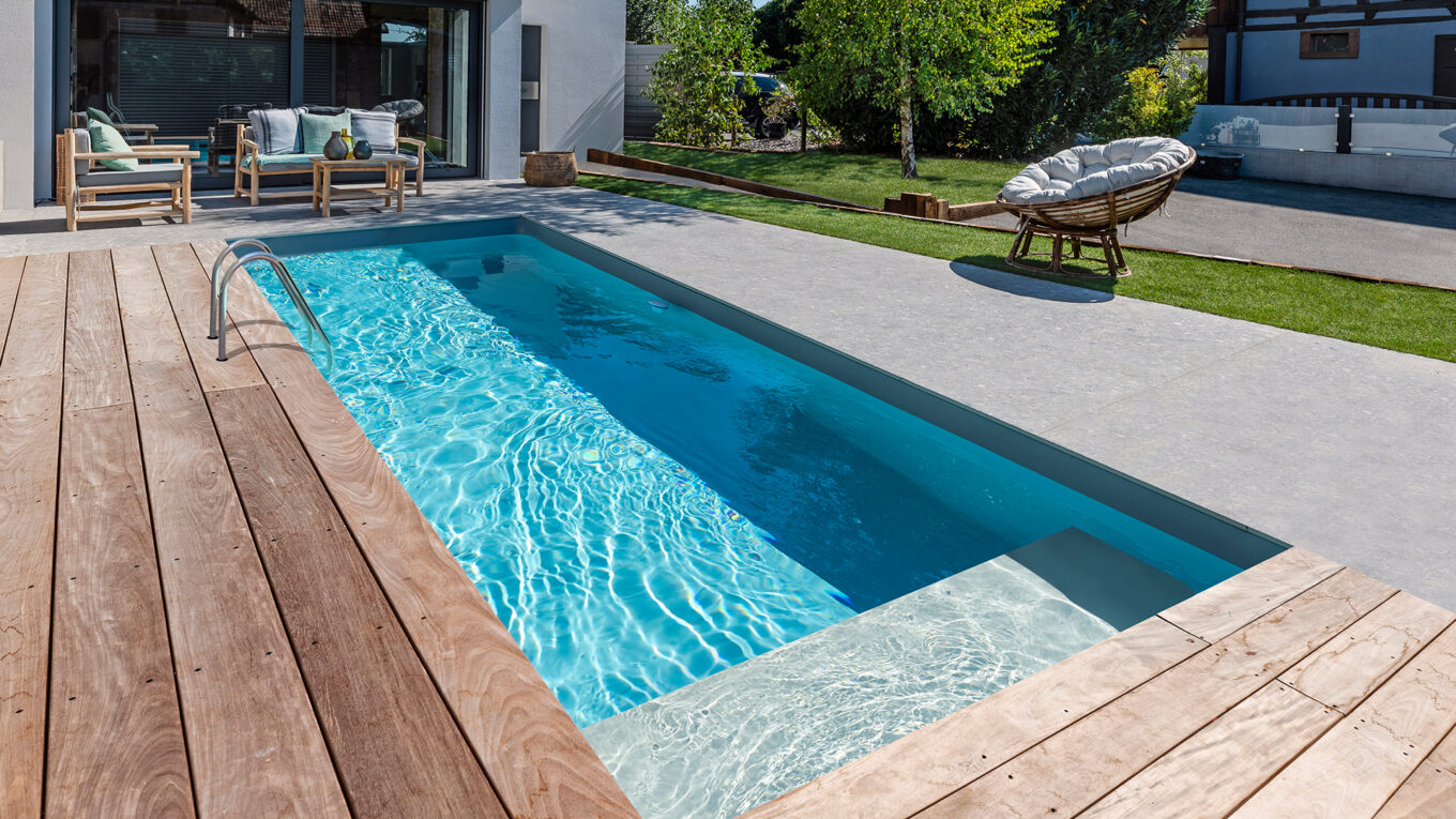 Petite piscine rectangle