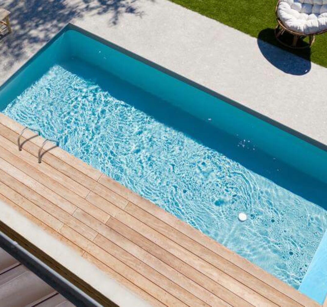 piscine slim rectangulaire