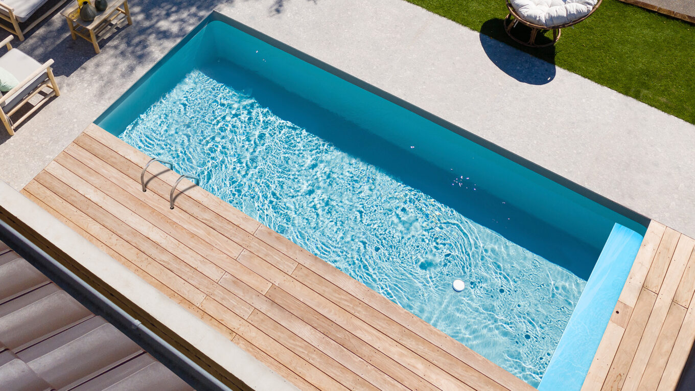 Mini piscine rectangle