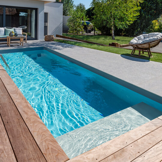 Petite piscine rectangle