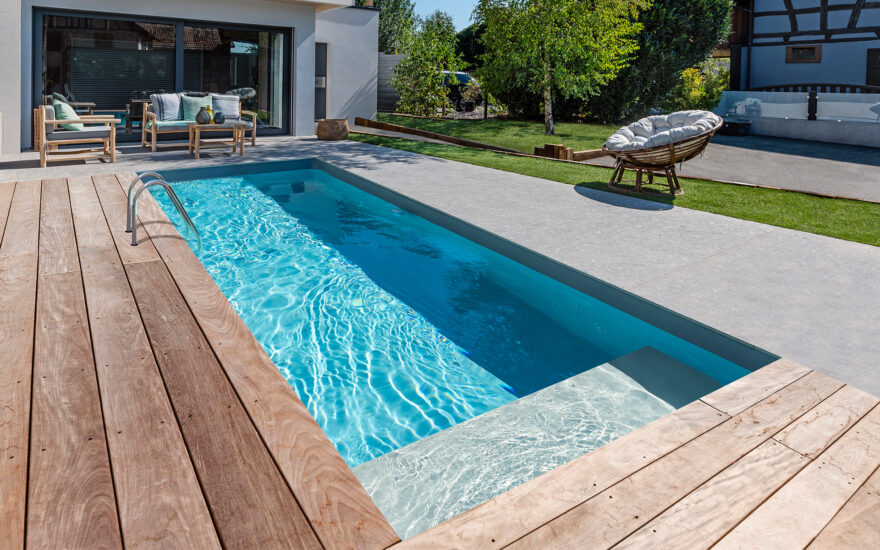 Petite piscine rectangle