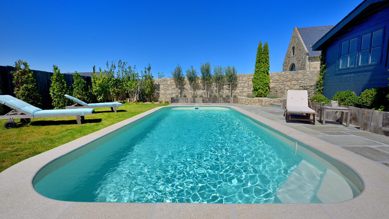 Piscine couloir rectangle