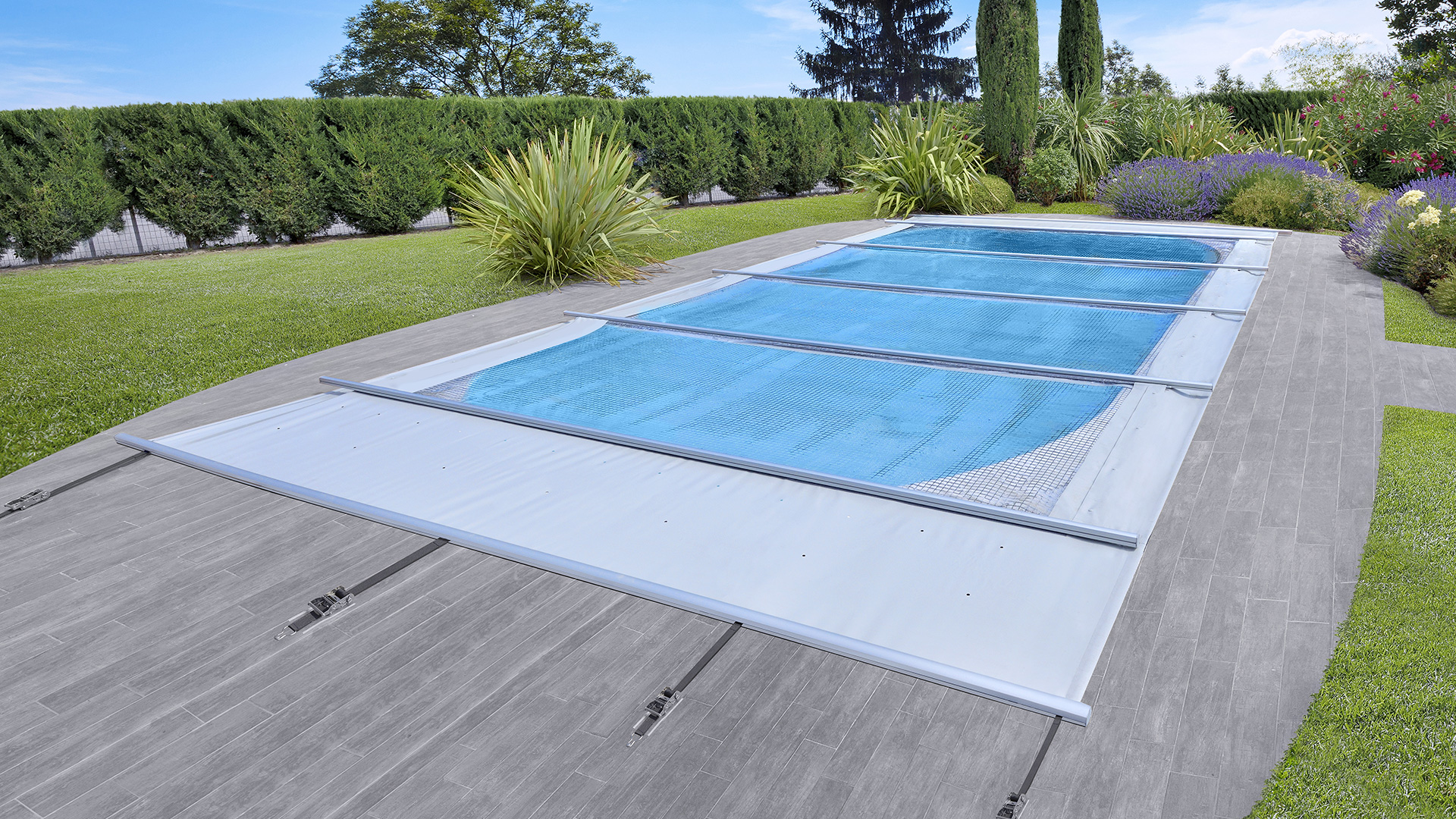 Modelo de cobertor de piscina Waterair
