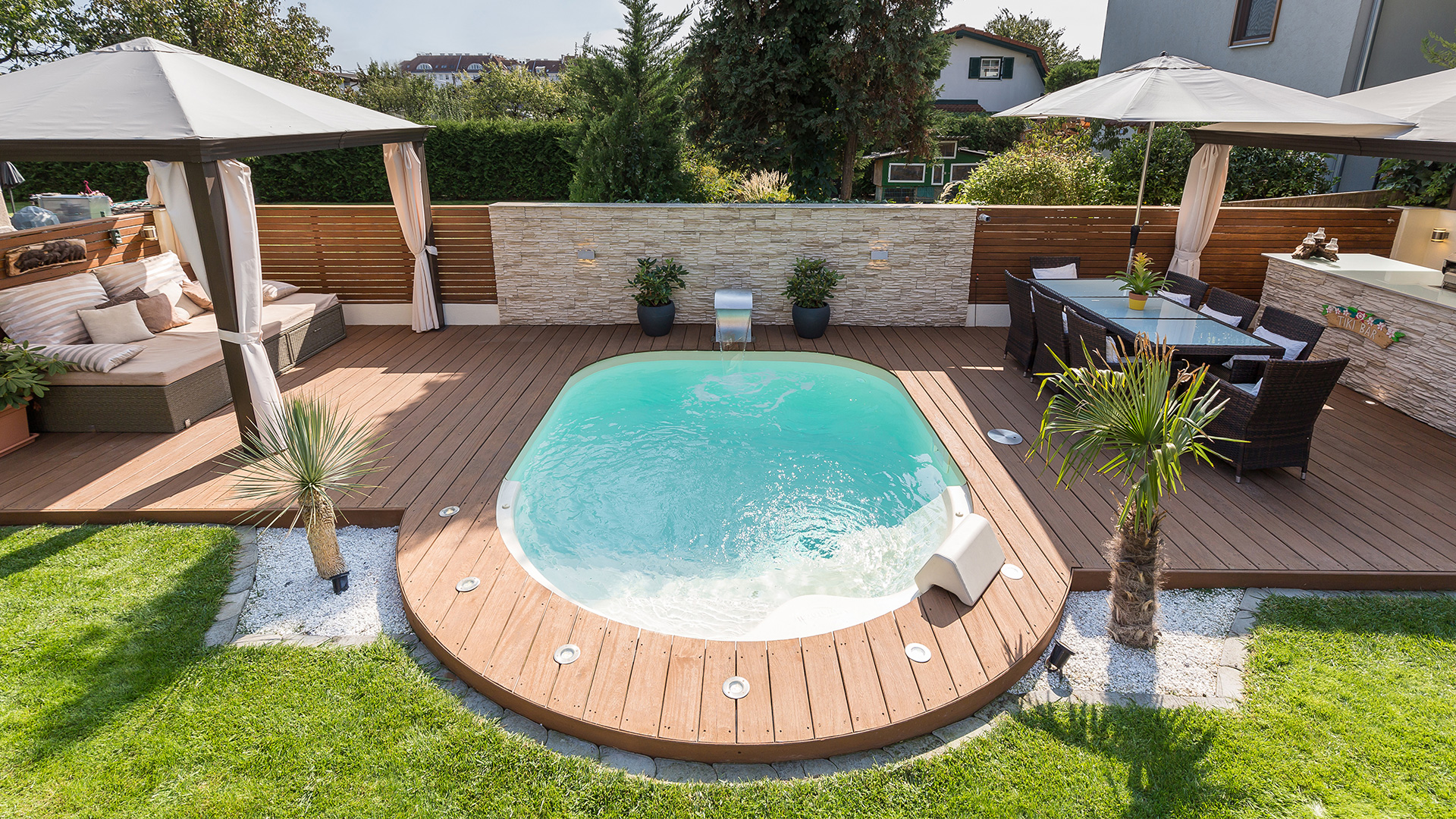 Pool Size How To Choose The Of, Pool And Landscaping