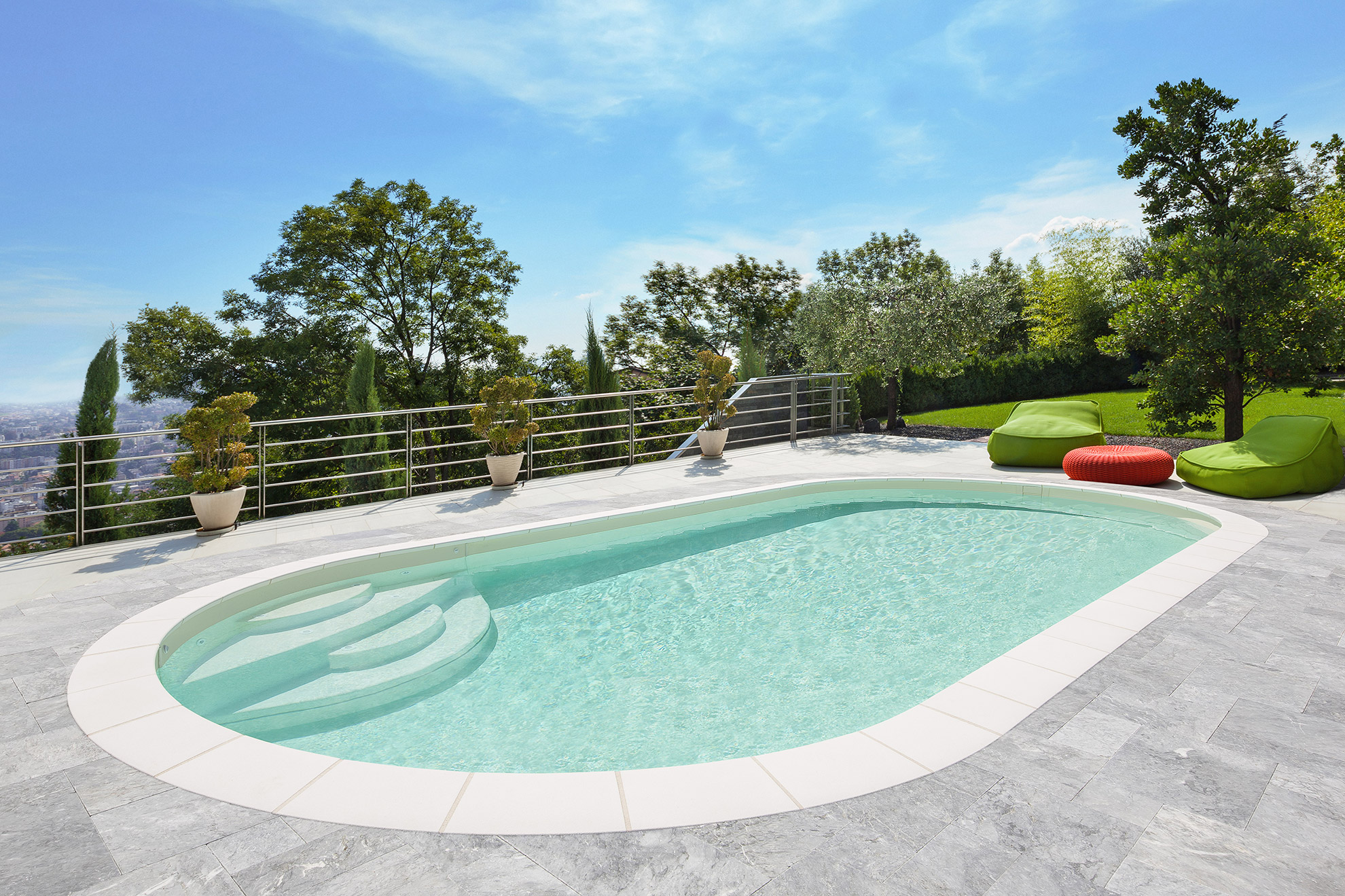 Piscina Num Terreno Em Declive Piscinas Waterair Piscina Num Terreno Em Declive Piscinas Waterair