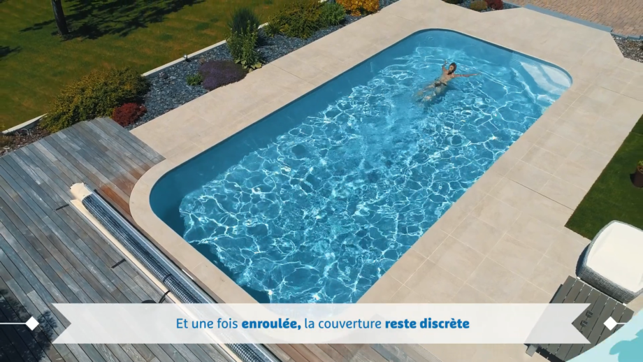Pool System Protection Bâche Solaire de Piscine à Bulles renforcé avec du polyéthylène GeoBubble 700µ 5 x 3m Bleu avec Renfort dans Les largeurs 