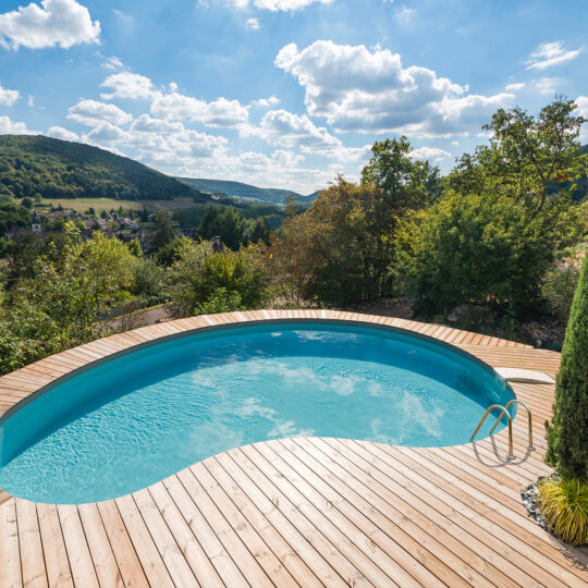 piscine installée par un particulier