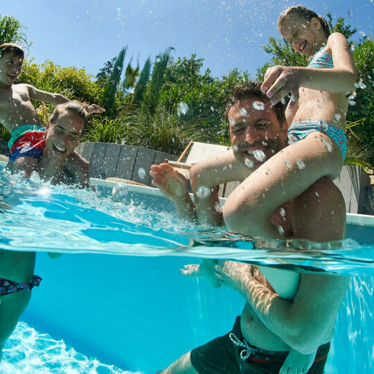 Une piscine pour le plaisir de la baignade