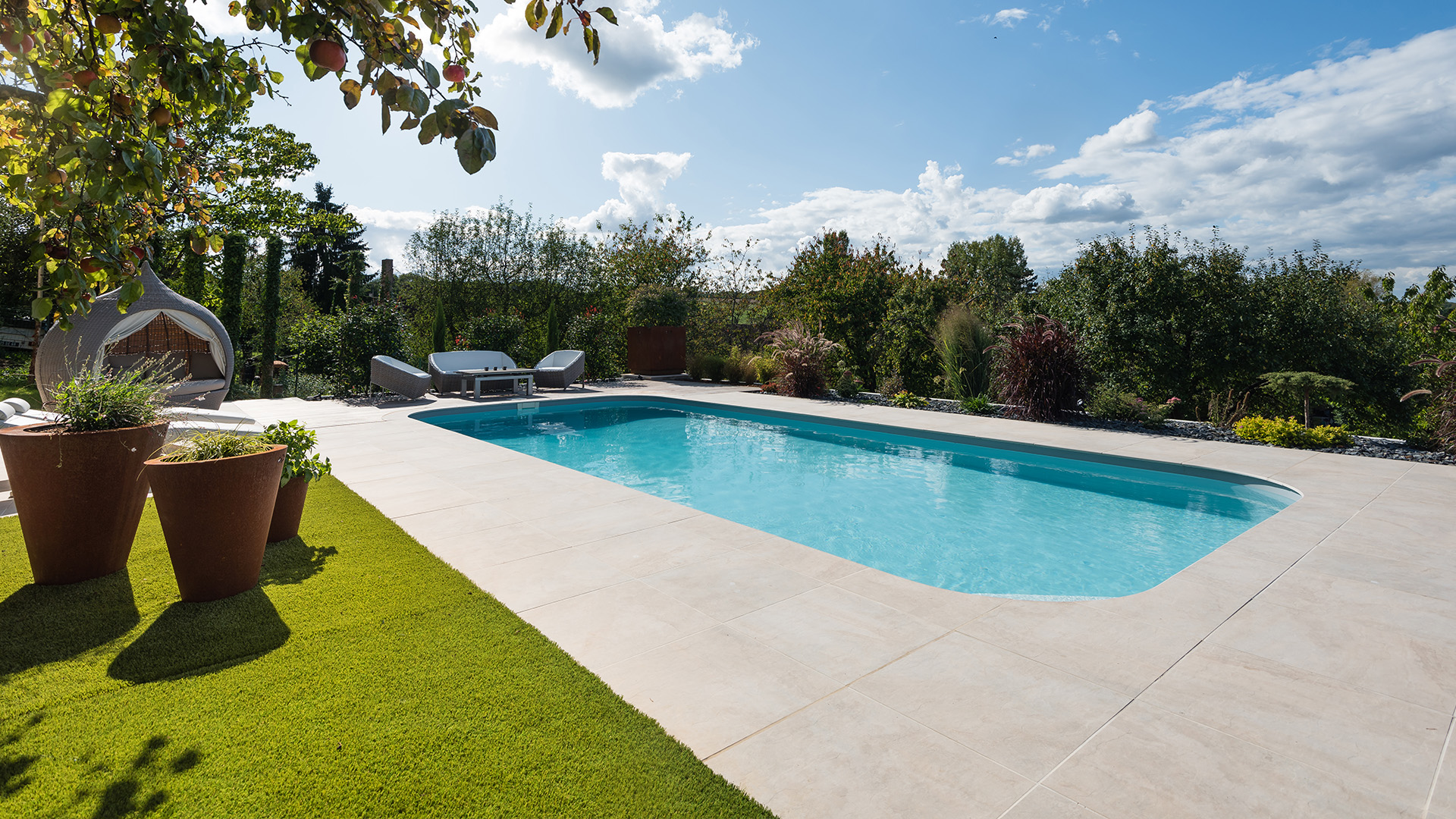 Kit piscine miroir