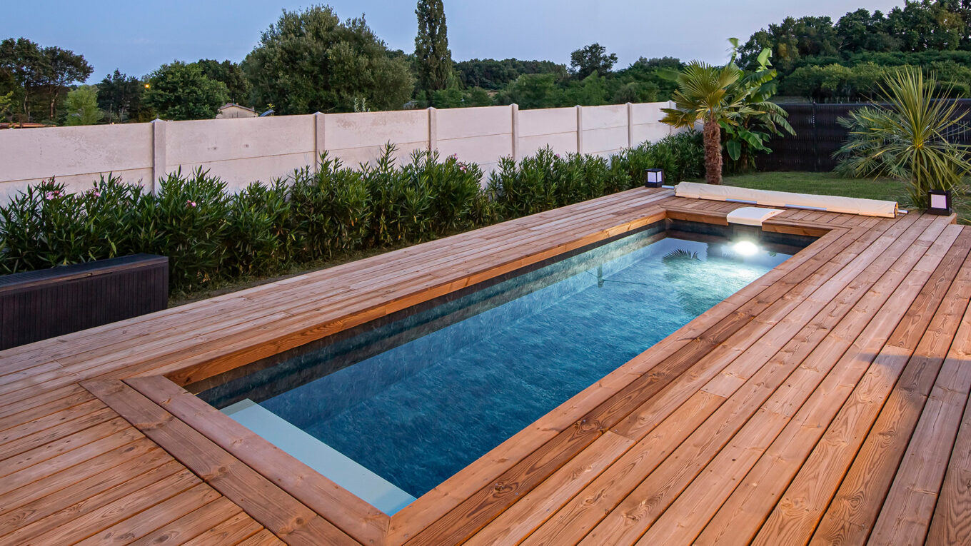 piscine slim rectangle