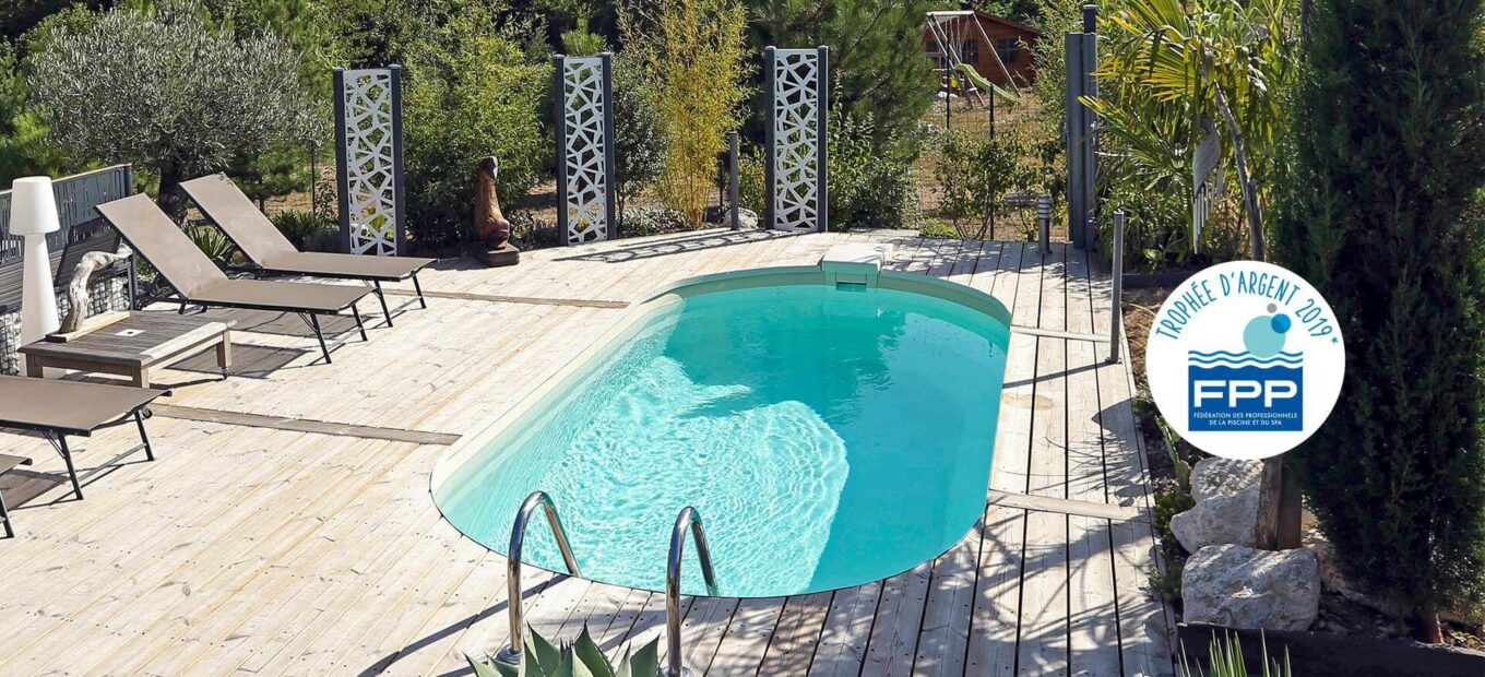 ovaler Pool 6 x 3 m für kleines Budget