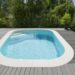 quadratischer Mini-Pool Sara mit Treppe