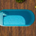 comprar una piscina estrecha de forma ovalada