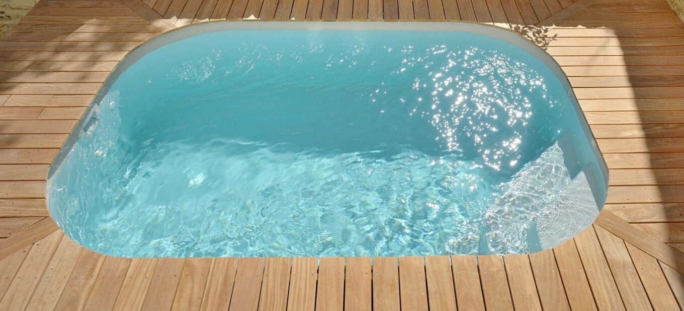 mini piscina scala balneo relax