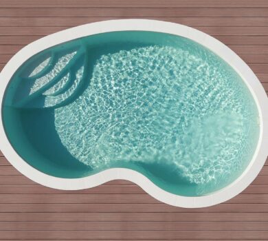 Piscina a fagiolo Sofia – elegante e pratica | Waterair Piscine