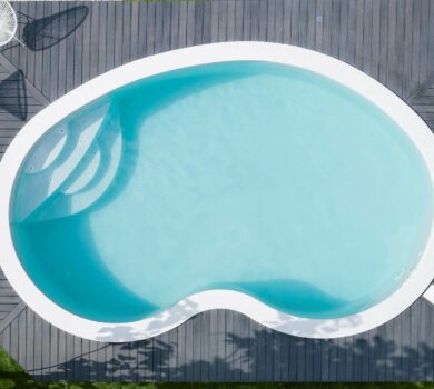 Piscina a fagiolo Sofia – elegante e pratica | Waterair Piscine