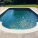 piscina rettangolare con liner in ardesia