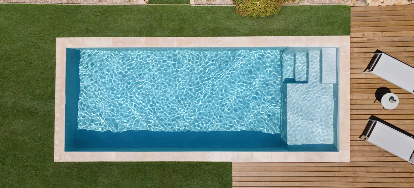 Rectangular family pool