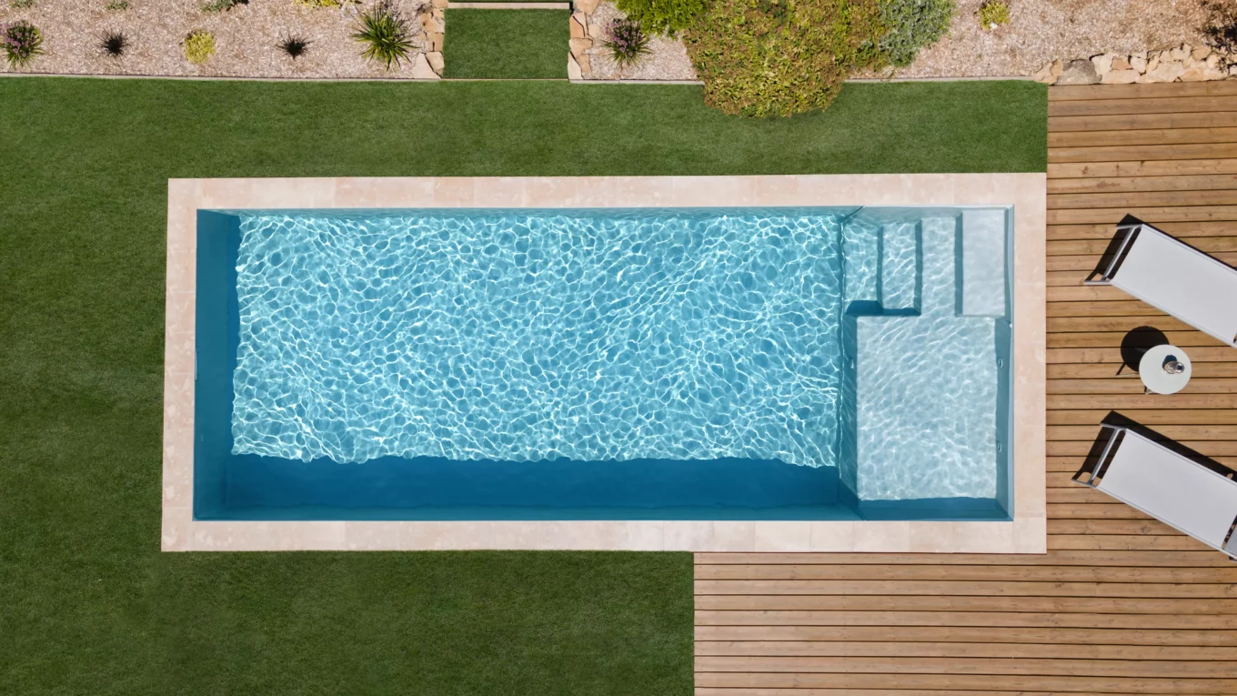 piscine rectangle familiale