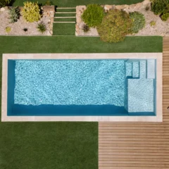 Rectangular family pool