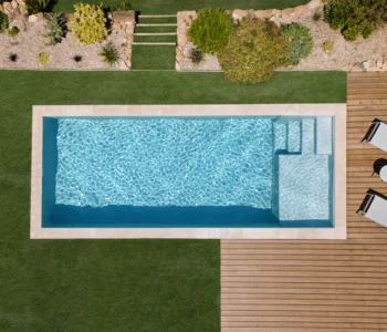 piscină rectangulară familială