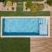 Piscina rettangolare per famiglie