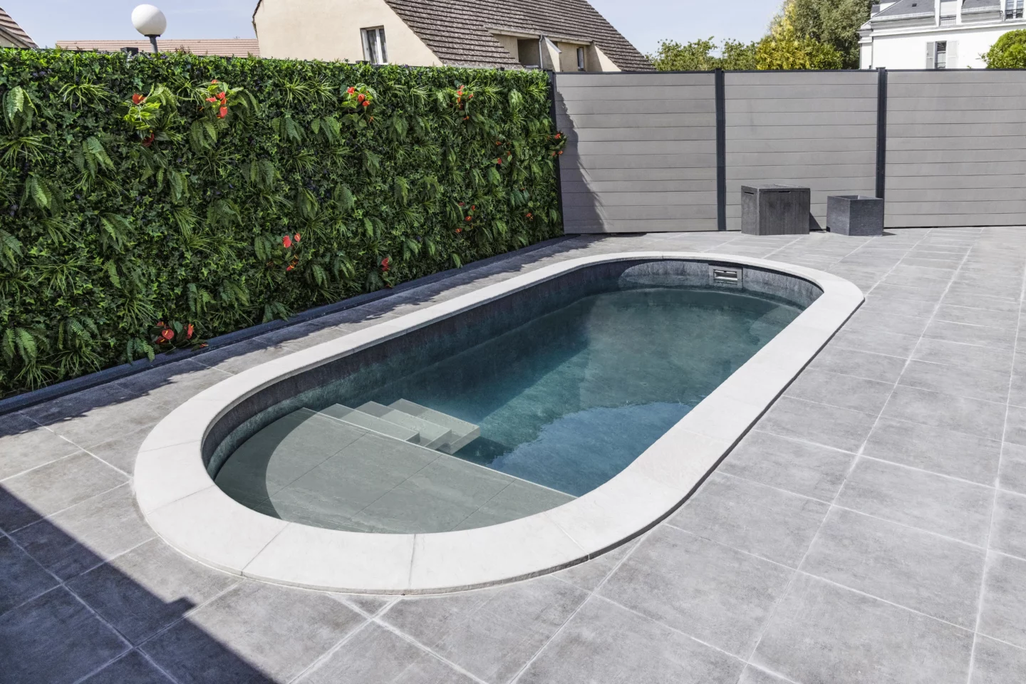 modèles piscine ovale