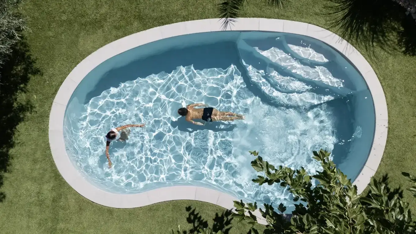 piscine haricot waterair