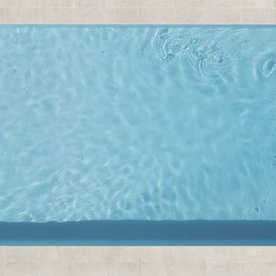 piscine rectangle escalier angle gris