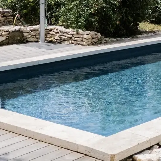 piscine rectangle liner marbre ardoise