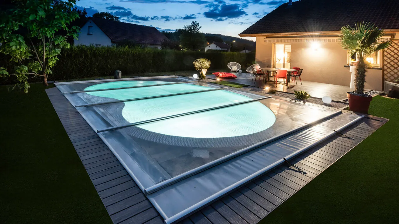 Couverture de piscine multi-usages