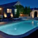 Belle piscine Waterair avec un fond grand bain