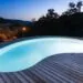 Piscine 8 x 5 m éclairage nuit