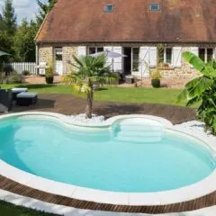 ambiance piscine jardin