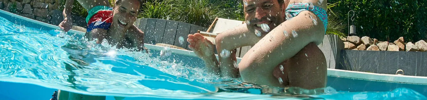 Une piscine pour le plaisir de la baignade