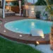 Mini piscine Lola avec plage bois espace cocooning