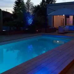 Bausatz-Pool Abend-Beleuchtung