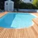idea de decoración de piscina y jardín