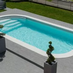 piscina 6x3 con tettoia